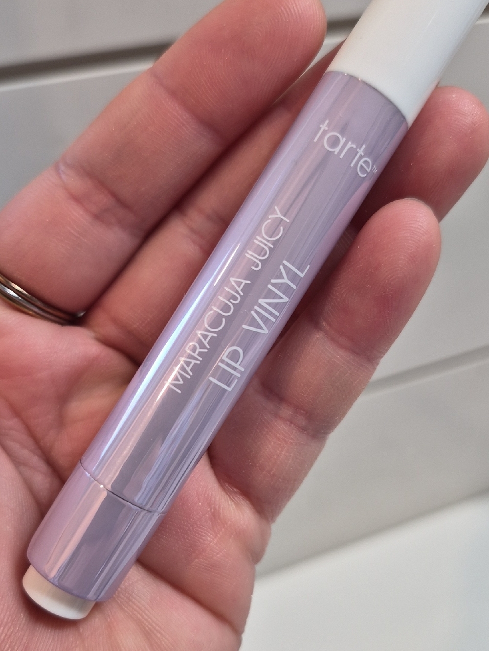 tarte Maracuja Juicy Lip Vinyl In Color "Spiced Pink"